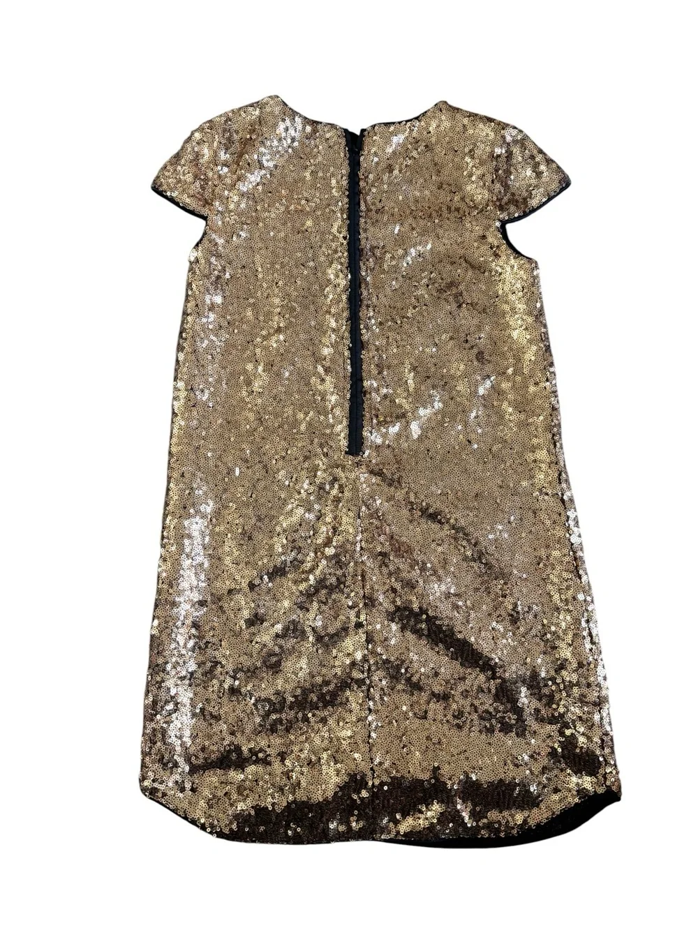 DISNEY Gold Sequined Minnie Mouse Dress